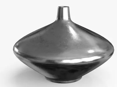 Metal Vase Low-poly 3D model
