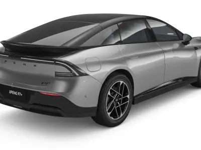 2025 Xpeng P7 Plus  With Interior  3D model