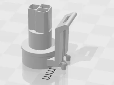 Presure sensor male 3D print model