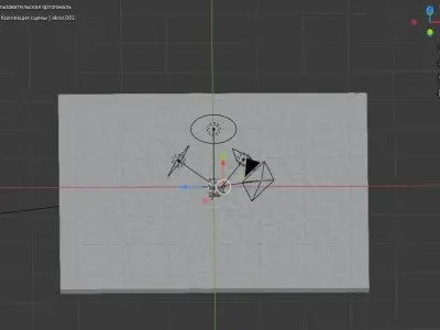  House in the city street Low-poly 3D model