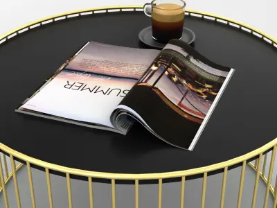 Contemporary Coffee Table 3D model