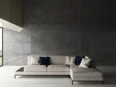 Sofa 6 Models Low-poly 3D model