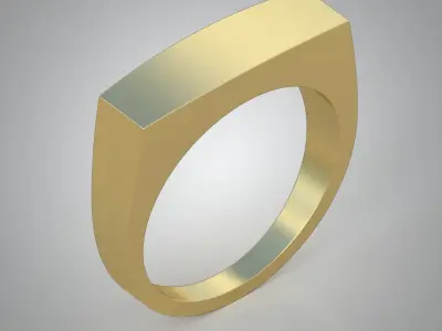 Diamond ring 0335 3D printable model Free 3D print model