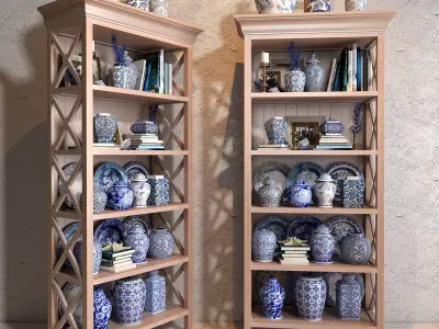 The blues Vase collections 01 3D model