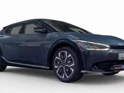 Kia EV6 2021 Low-poly 3D model