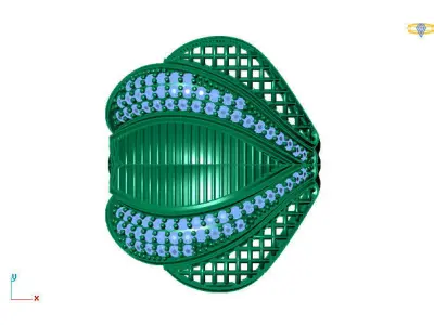 Women Ring 3DM Womens Ring 3d models 3D print model 3D print model 4