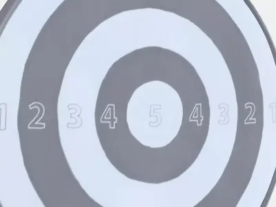 LUSTIGT Dart game Low-poly 3D model