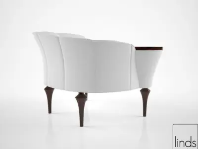 Linds Furniture Allan Occasional Chair 3D model