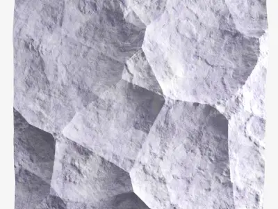 10-RockPanel sandstone wall art 3D model
