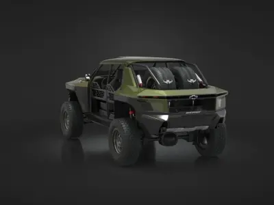 Chevrolet Off-Road Concept Low-poly 3D model