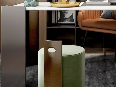 villa Study Home Modern decoration 3D model