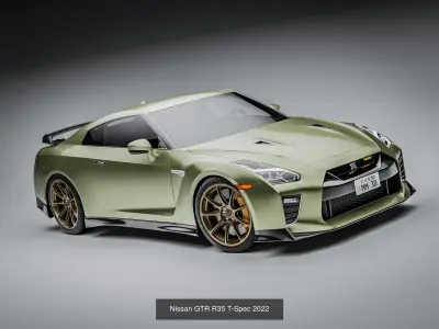 Nissan GTR R35 3D Model Pack