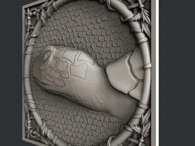 3d STL models for CNC turtle 3D model