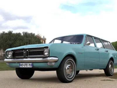 HOLDEN HG KINGSWOOD WAGON 1970 3D model