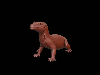 Salamander Animal Sculpture 3D print model purchase