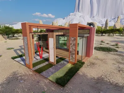 Paviliyon-fairstand 3D model