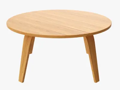 Round coffee table 02 3D model