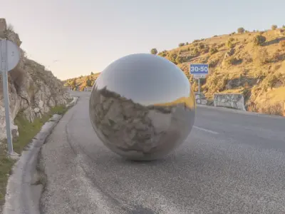 HDR ROAD OF DEATH 3D model