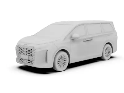 BYD XIA DM-i 2025 low poly  3D model