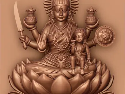 Santana Lakshmi 3D print model
