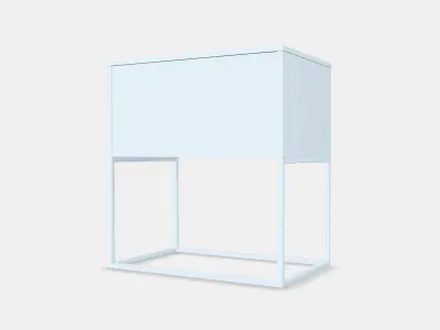 VIKHAMMER Bedside table 1 3D model