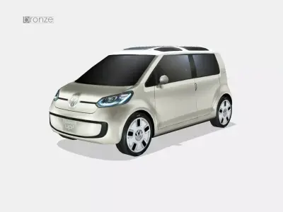 Volkswagen Space Up Blue Concept 2007 Low-poly 3D model