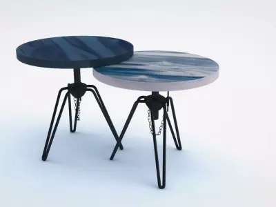 Industrial Table Free 3D model