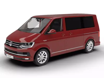 Volkswagen Tranporter T6 Multivan 2019 3d model  3D model