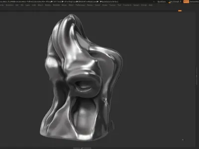 Modern Abstract Decorative sculpture 3d print model 42 3D print model
