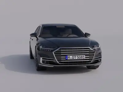 Generic Luxury Sedan 1 Low-poly 3D model