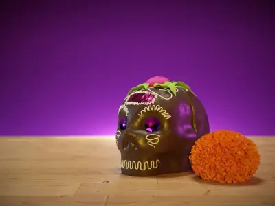 Calaverita de Azucar - Sugar Skulls  3D model