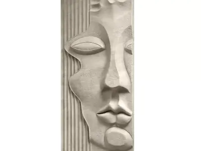 Decorative panel face 2 3D model