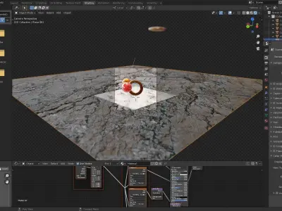 Ring Simulation Satisfying Low-poly 3D model