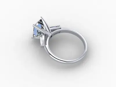 ring diamod 528 3D print model