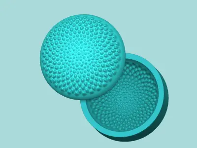 07 Sunflower Center Mold Collection - Silicone Maker - Template