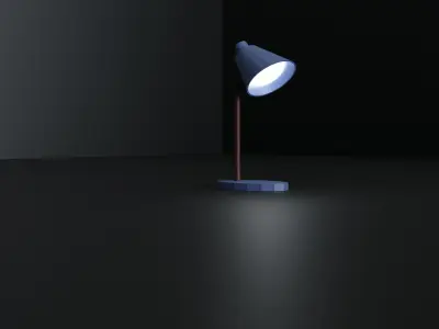Desk Lamp 3D model