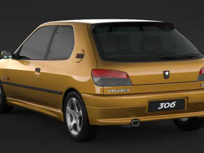 Peugeot 306 GTI 3D model