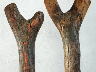 Wooden Decoration 2 3D model