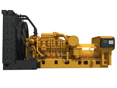 Power Generator Engine 3D model