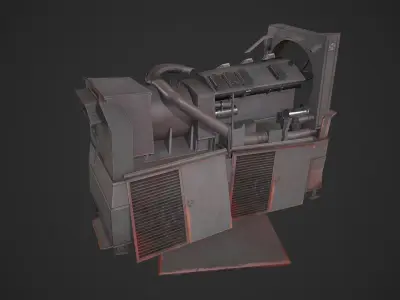 Broken Generator 3D model