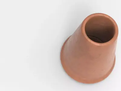 Rusk Vase Low-poly 3D model
