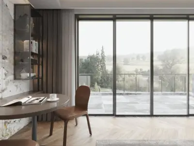 bedroom Modern panoramic 3D model