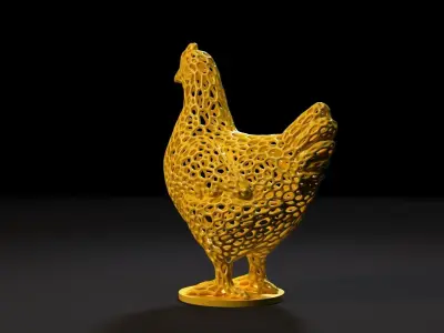 Chicken 3D print model