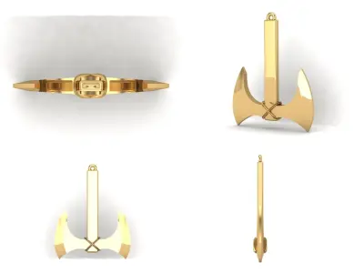 Pendant bi25 3D print model