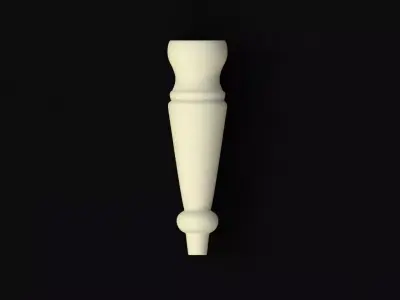 leg High quality 3d models for processing on a cnc machine  Free 3D model