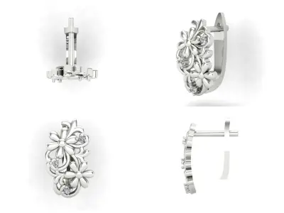 Earrings 63 3D print model