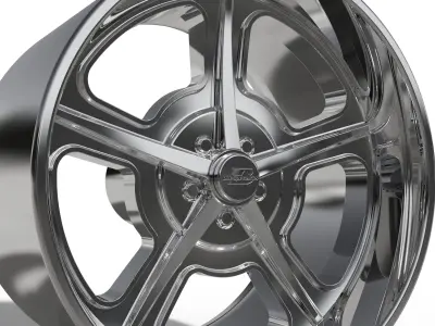 BILLET SPECIALATIES HERITAGE WHEEL  3D print model
