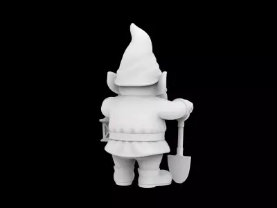 Garden Gnome Statue 3D Print Model 3D print model