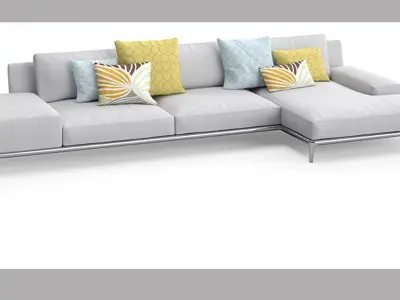 Modern Large sofa  3D model