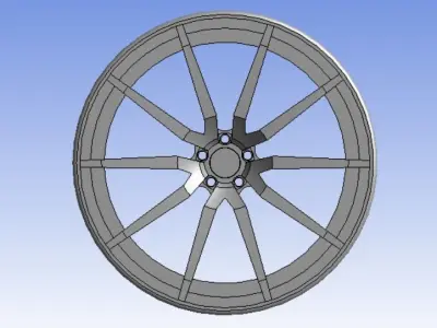 Simple Rim Model 3D print model